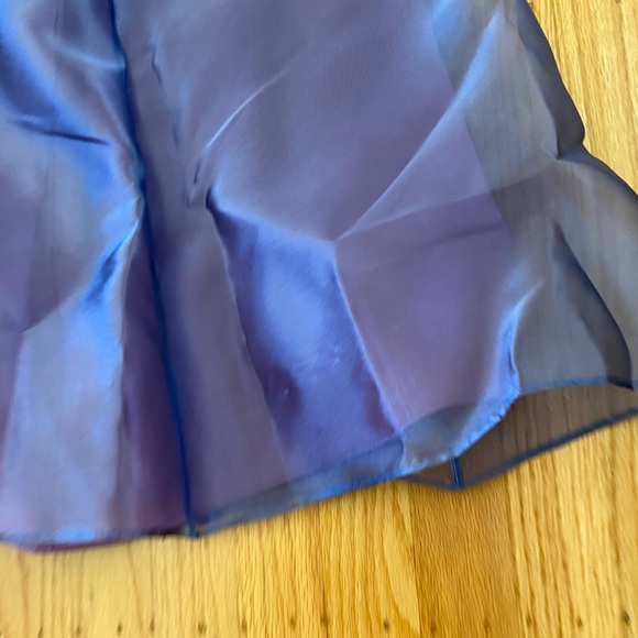 Night Way purple taffeta full length gown - Picture 5 of 13